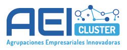 Logotipo AEI Cluster. Agrupaciones Empresariales Innovadoras